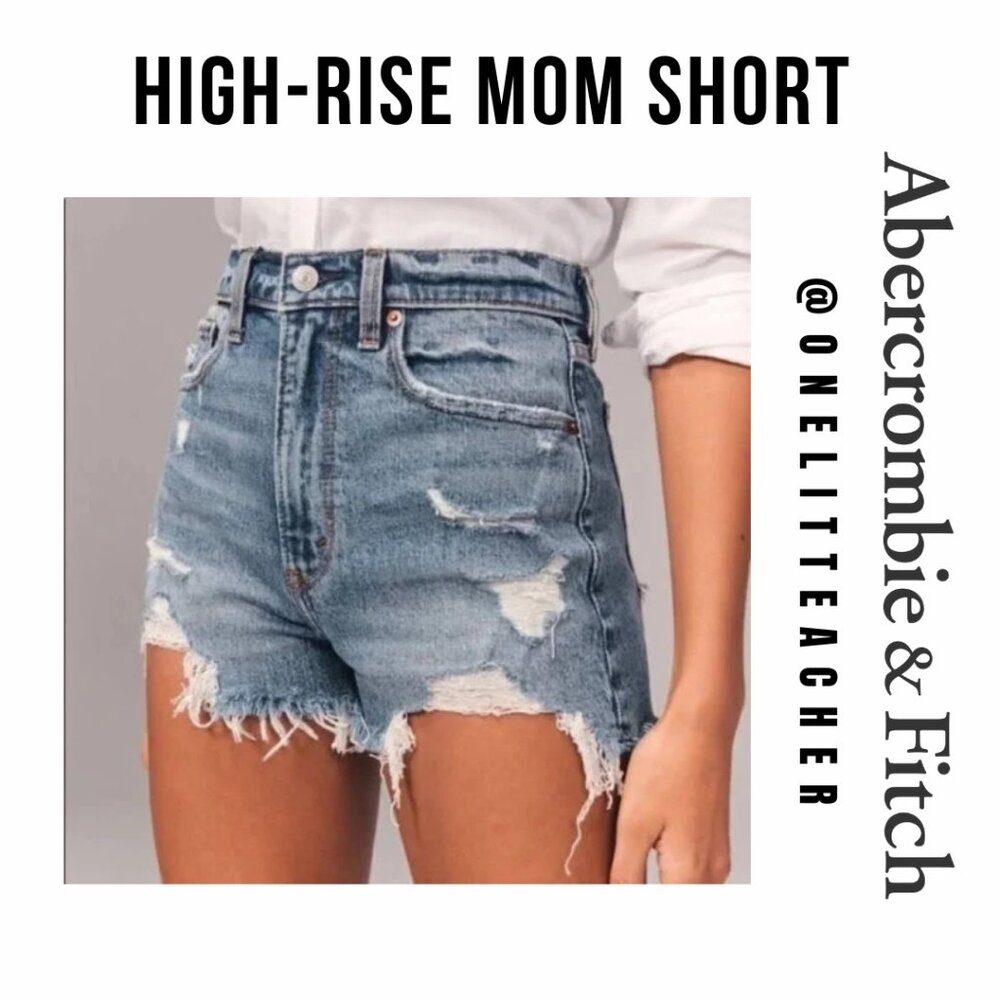 Abercrombie High Rise Mom Short